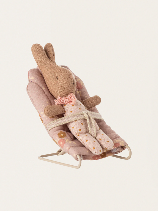 Leżaczek dla myszek i króliczków Babysitter My Rose