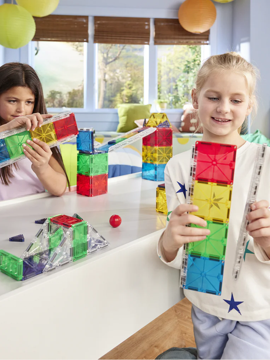 Klocki Magnetyczne Rail Racers XL 90 elementów