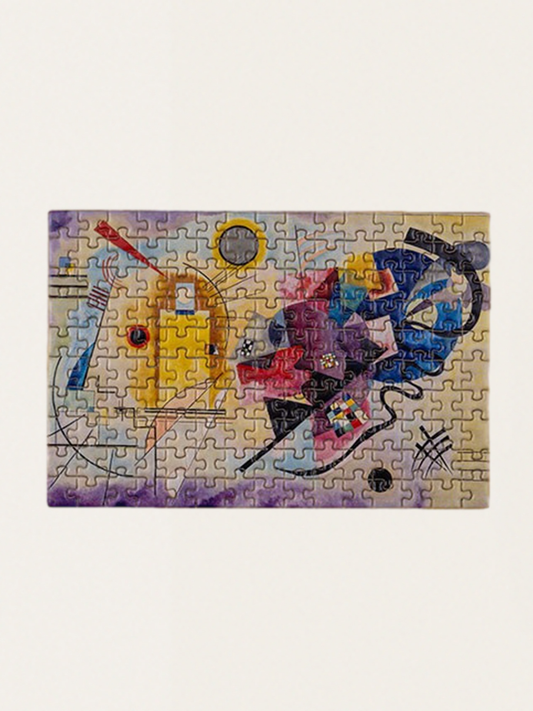 Mikro puzzle Gelb-Rot-Blau Kandinsky - 150 elementów