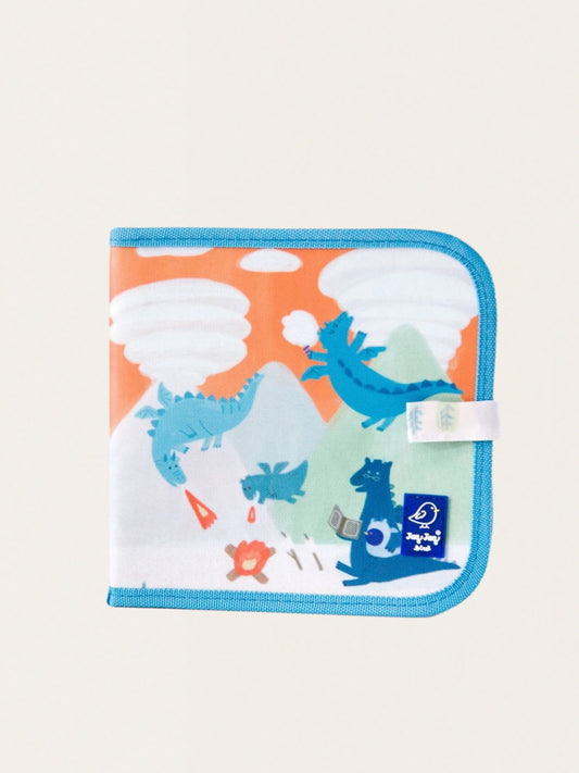 Książeczka / kolorowanka ze zmywalnymi stronami dragons