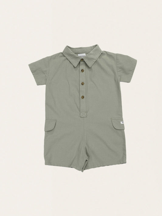 Krótki bawełniany kombinezon Aspen