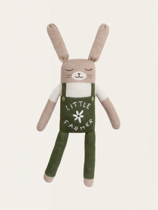 Duża ekologiczna przytulanka z alpaki - królik