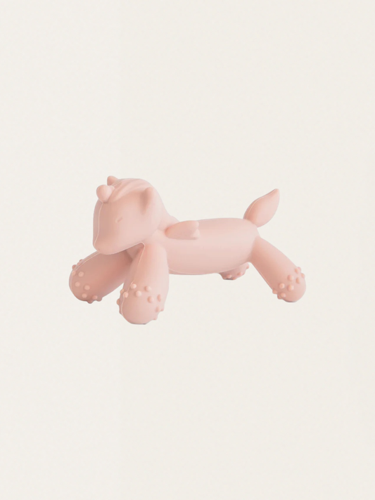 Unicorn figurine teether