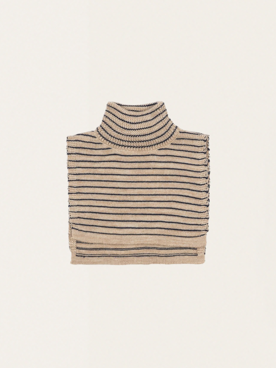 Wełniany komin Louli STRIPE BLUIE