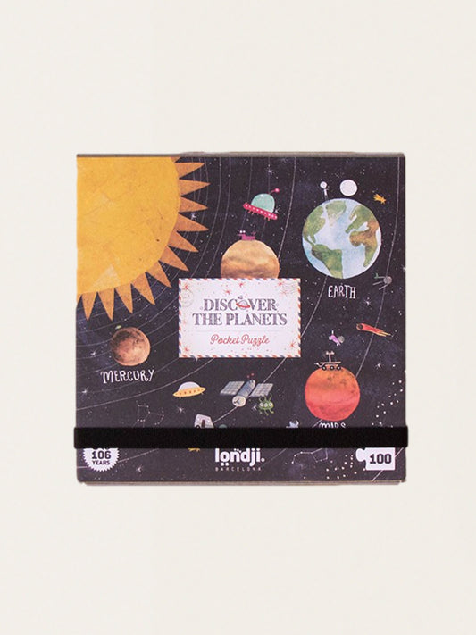 Kieszonkowe puzzle dla dzieci Odkryj Planety