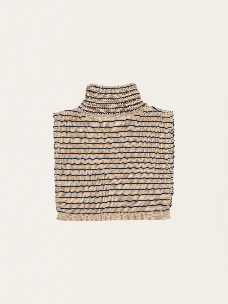 Wełniany komin Louli STRIPE BLUIE