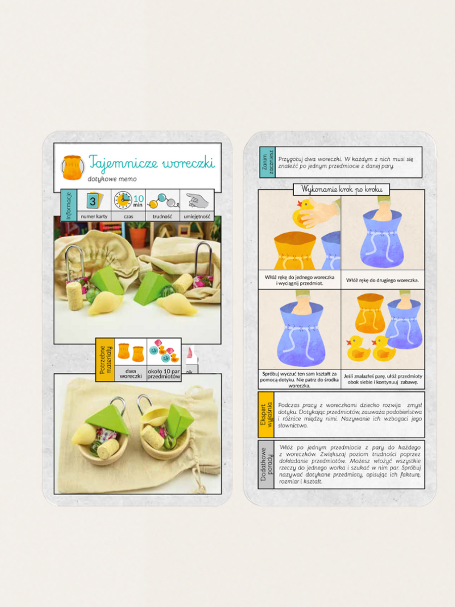 Naturalnie Montessori - karty aktywnościowe