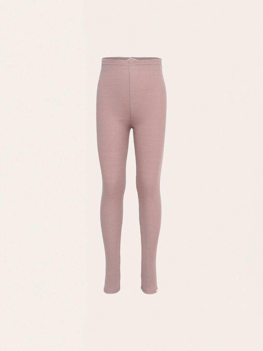 Jedwabne legginsy Dusty Rose