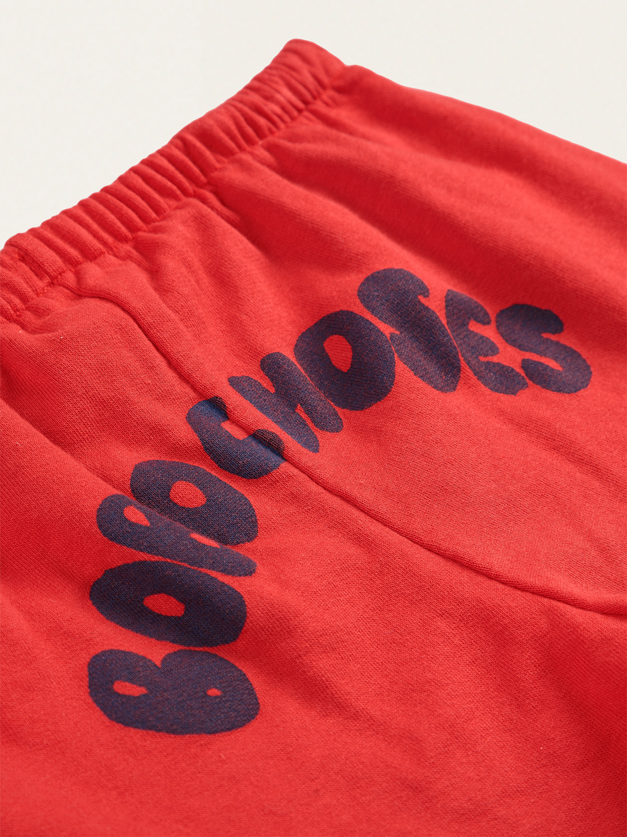 Spodnie joggersy Kids Curve Bobo Choses Red