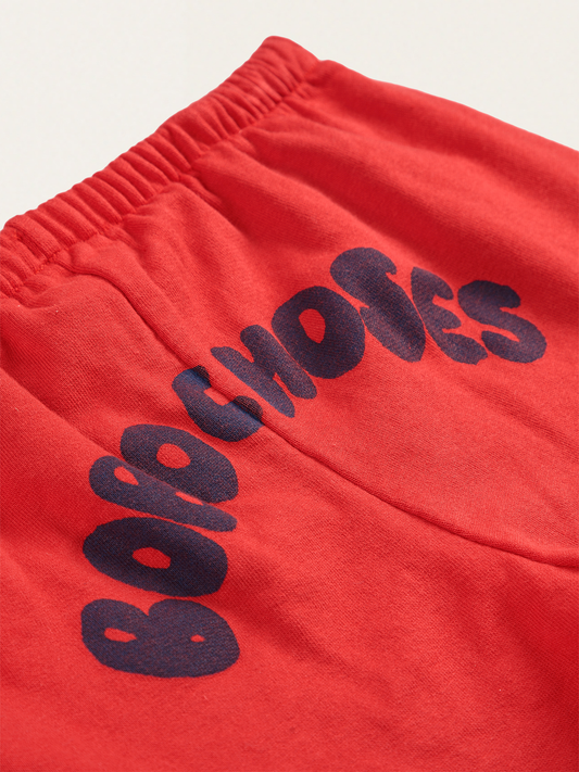 Spodnie joggersy Kids Curve Bobo Choses Red
