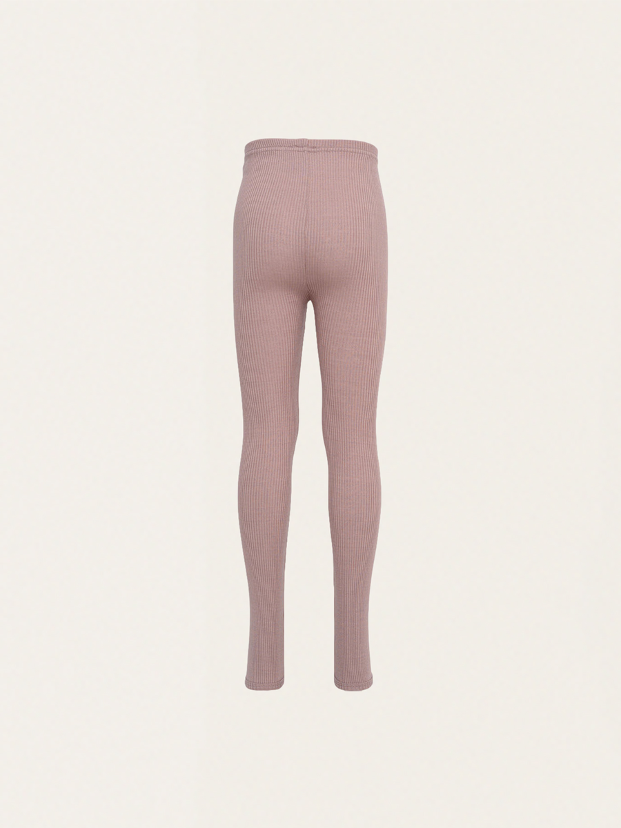 Jedwabne legginsy Dusty Rose