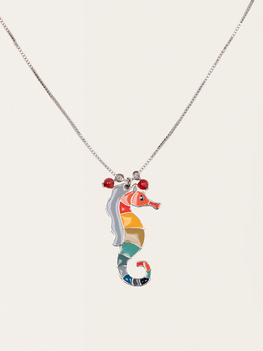 Srebrny naszyjnik Wonders Seahorse
