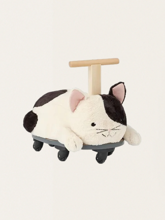 Miękki jeździk w kształcie kota