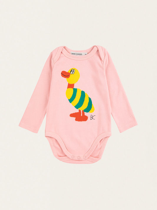 Bawełniane body Stripped Duck