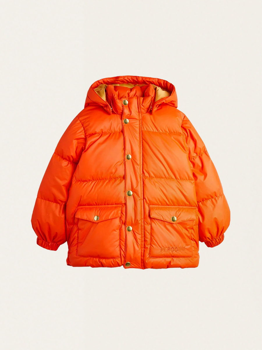 Kurtka puchowa z kapturem Puffer Red