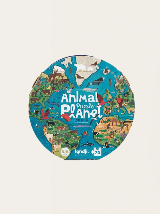 Puzzle z grą obserwacyjną Animal Planet