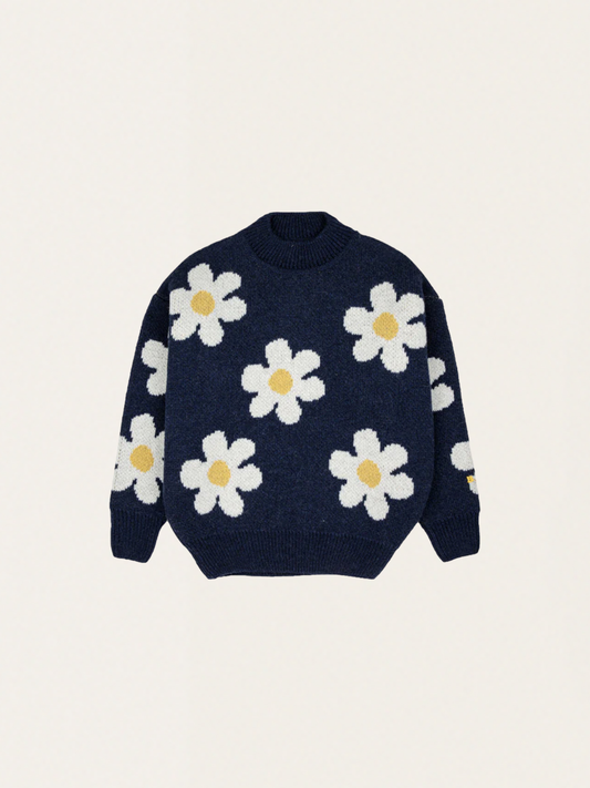 Wełniany sweter Kids - Big Flower