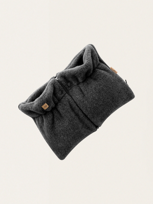 Dwuczęściowe mufki do wózka z ciepłej wełny premium Sierra