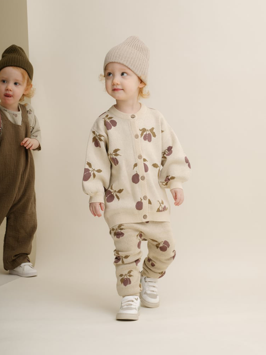 Dzianinowe bawełniane spodnie Baby