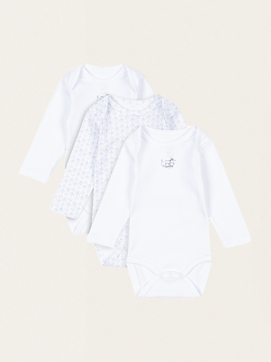 Bawełniane body Fio 3 szt.