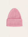 Prążkowana czapka z włoskiej wełny merino Fonzie Cotton Candy