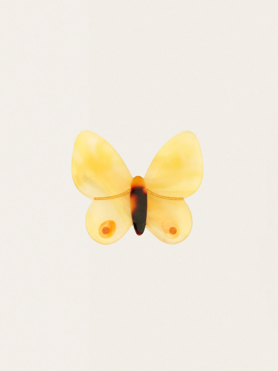 Spinka do włosów Yellow Butterfly
