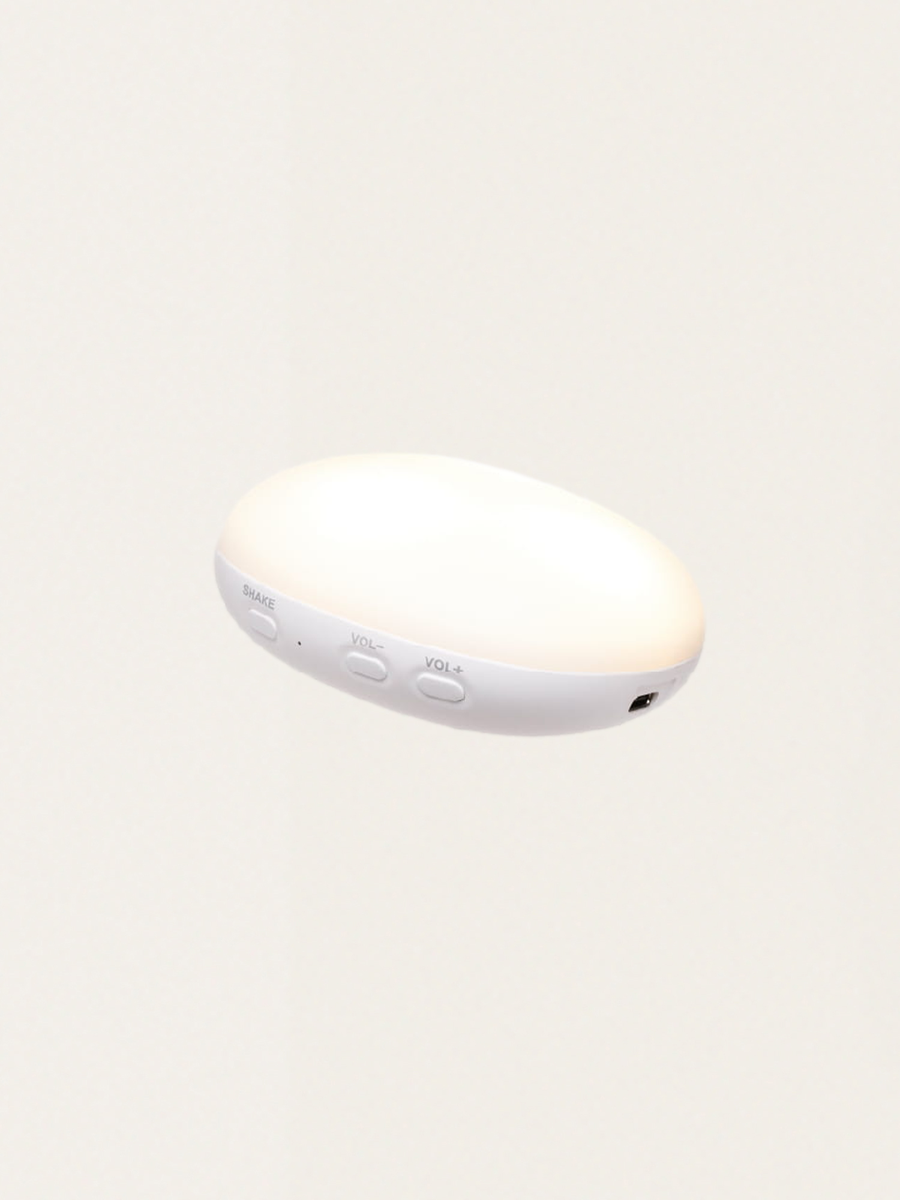 Moonie Organic 2.0 Humming Bunny with Night Light Gray