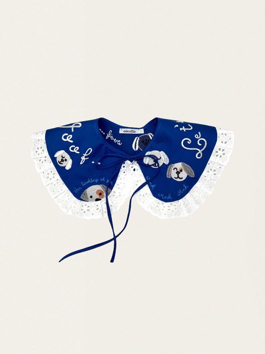 Haftowany kołnierzyk dziecięcy