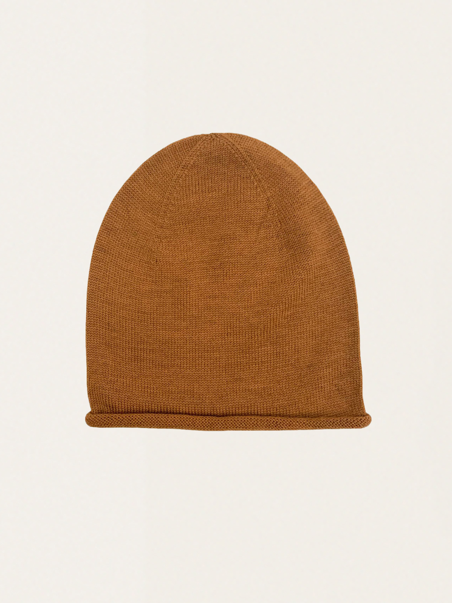 Czapka typu beanie z włoskiej wełny merino Efa