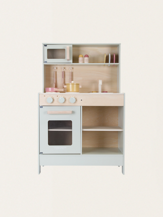 Duża pastelowa kuchnia