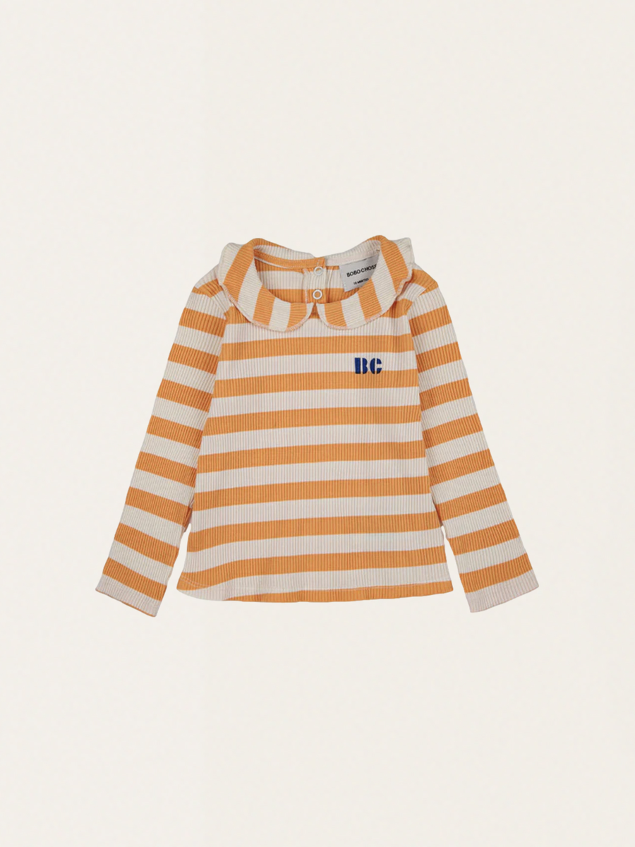Prążkowana bluzka baby - Yellow Stripes
