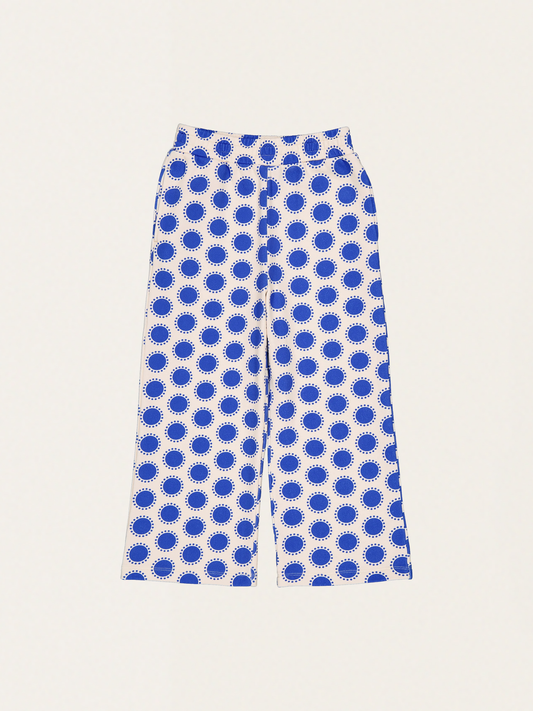 Bawełniane spodnie Moly Dots Blue