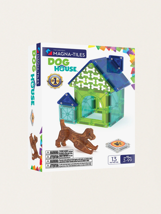 Klocki Magnetyczne Dog House 13 elementów