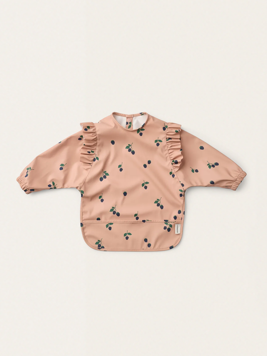 Wodoodporny śliniak z długim rękawem Merle Berry / Pale Tuscany