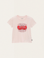 T-shirt Love Heart Crew Chintz Rose