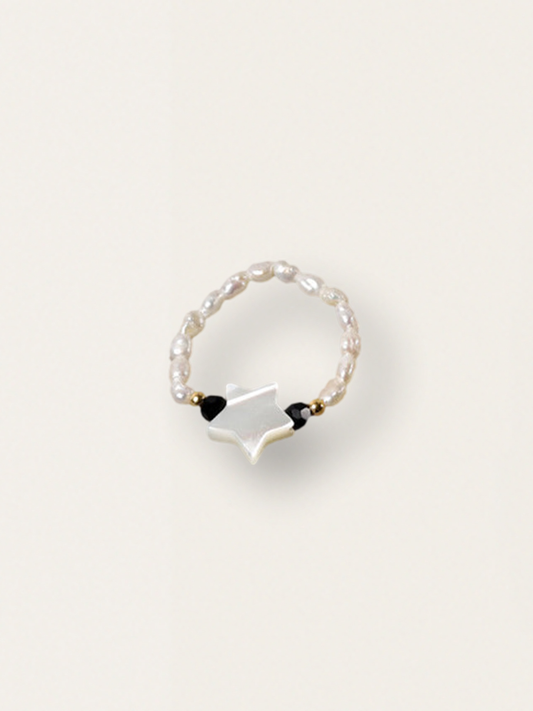 Elastyczny pierścionek z kamieni szlachetnych STAR