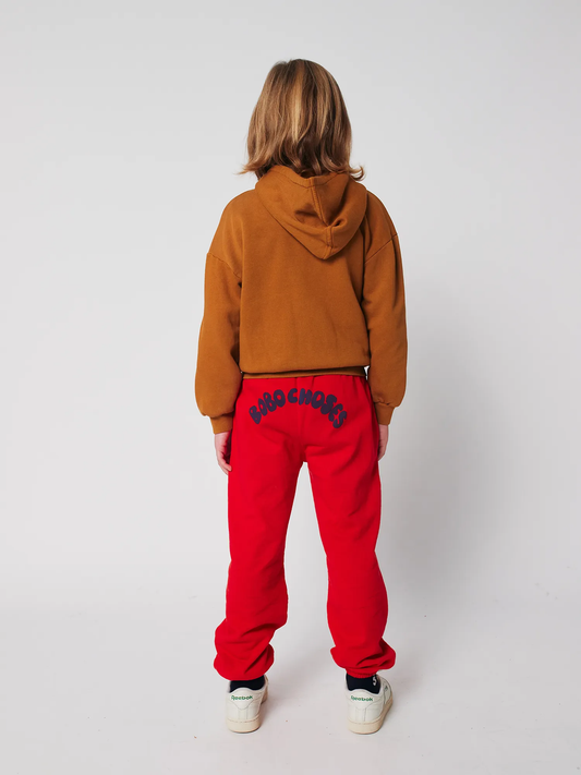 Spodnie joggersy Kids Curve Bobo Choses Red