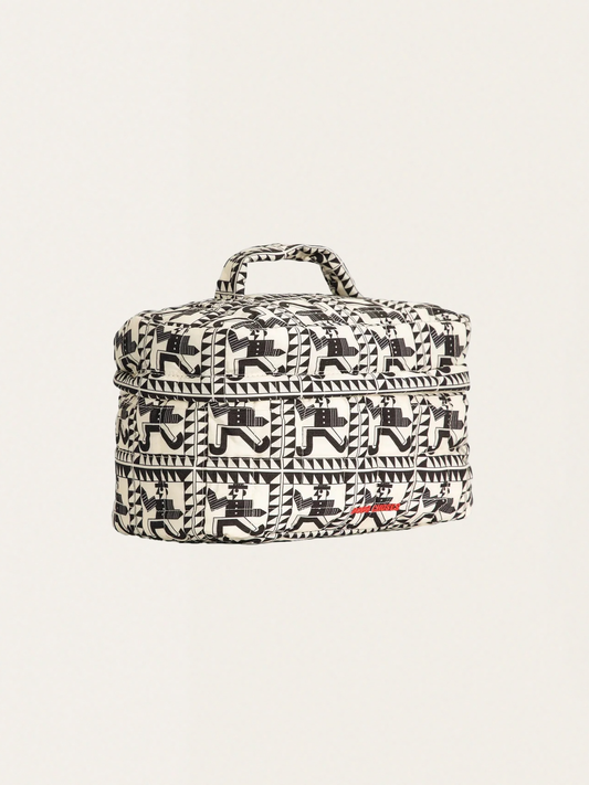 Pikowana kosmetyczka - kuferek Mr Pencil