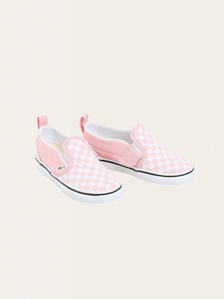 Tenisówki wsuwane Checkerboard Slip-On V Pink