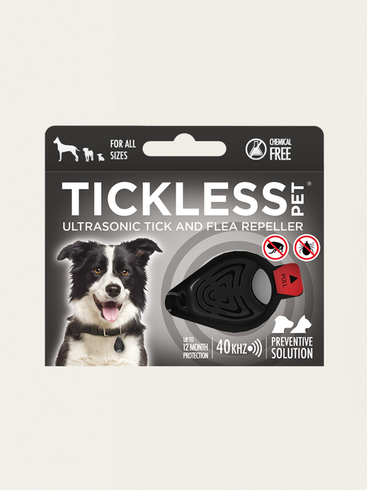 Urządzenie chroniące przed kleszczami dla zwierząt Tickless Pet Black