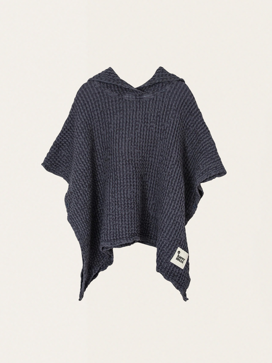 Lniane ponczo kąpielowe