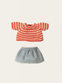 Ubranko dla myszki Maileg Big Sister Knitted sweater and skirt