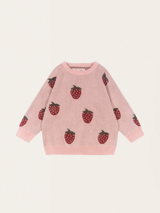 Bluza dzianinowa Lapis Strawberry