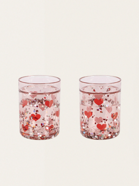 Brokatowe szklanki 2 szt.