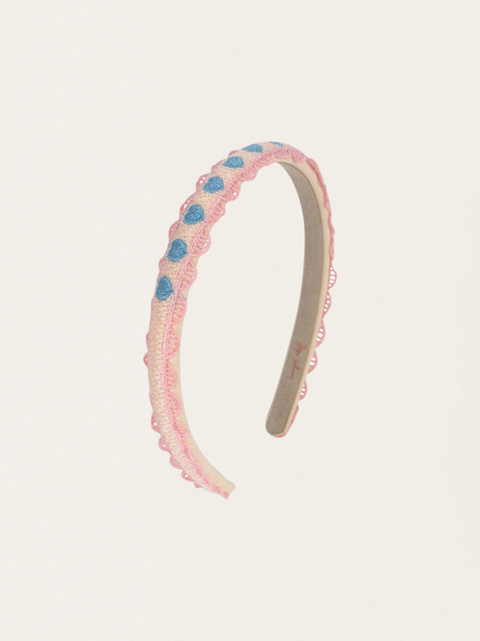 Opaska do włosów Heart Embroidery