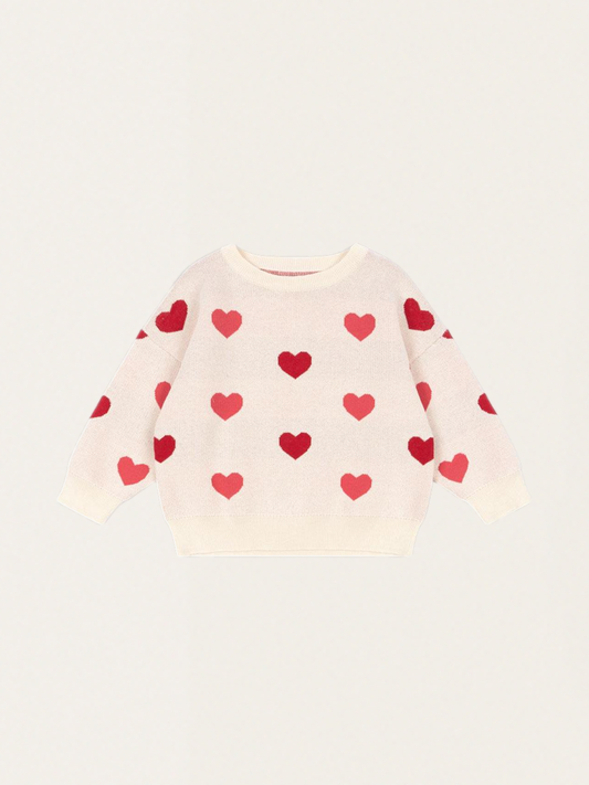 Bluza dzianinowa Lapis Coeur Coloré Duo Pink