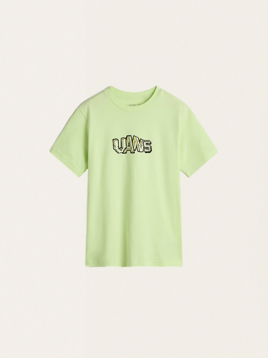 T-shirt Stacked Shadow Lime