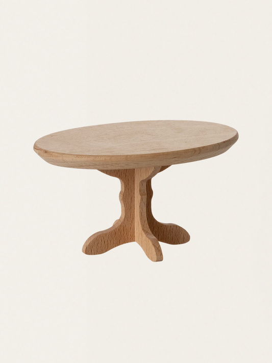 Owalny stolik kawowy do domku myszek