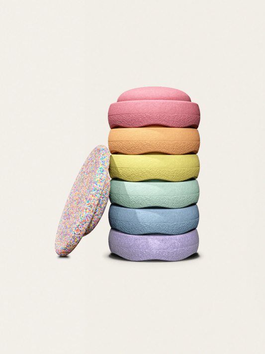 Stapelstein® Original Rainbow Bundle 6+1 Rainbow Set Pastel