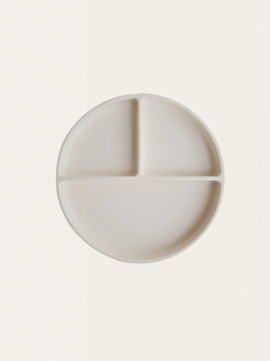 Dreiteilige Silikonplatte mit Saugnapf